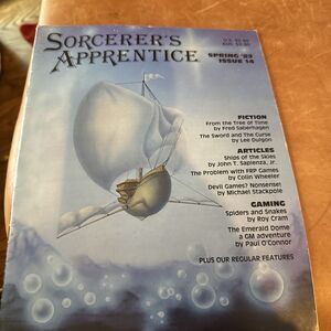 Sorcerer's Apprentice Magazine Issue 14 Spring 1982 Emerald Dome Sword